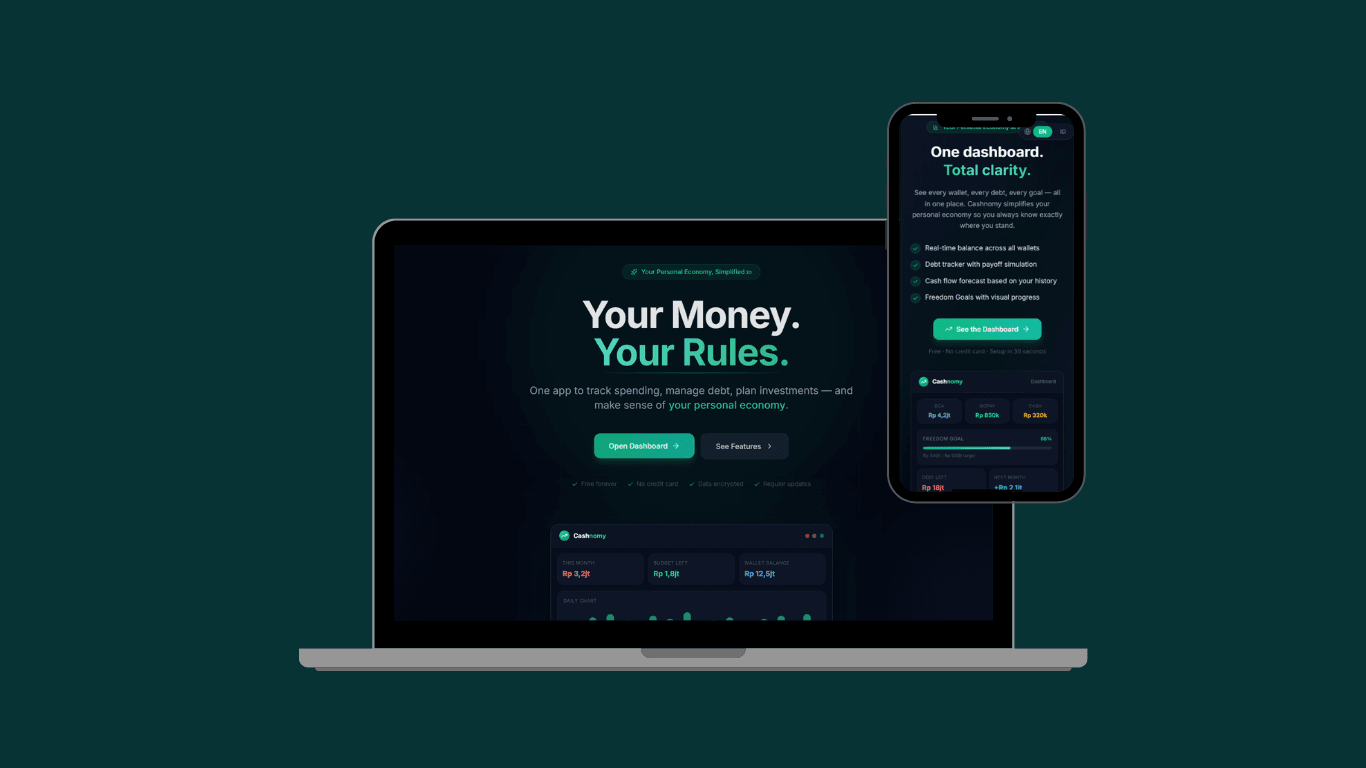 Cashnomy - Personal Finance Dashboard