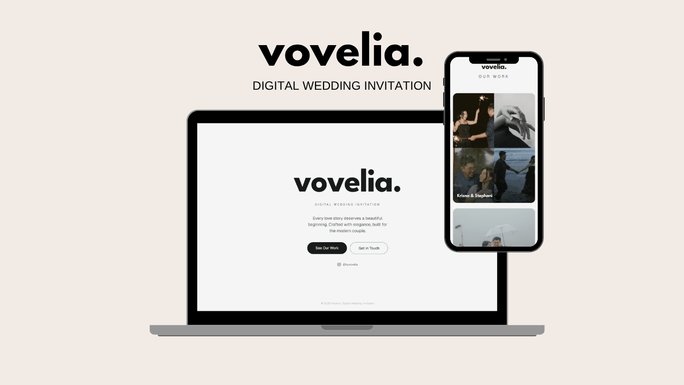 Vovelia - Digital Wedding Invitation Platform